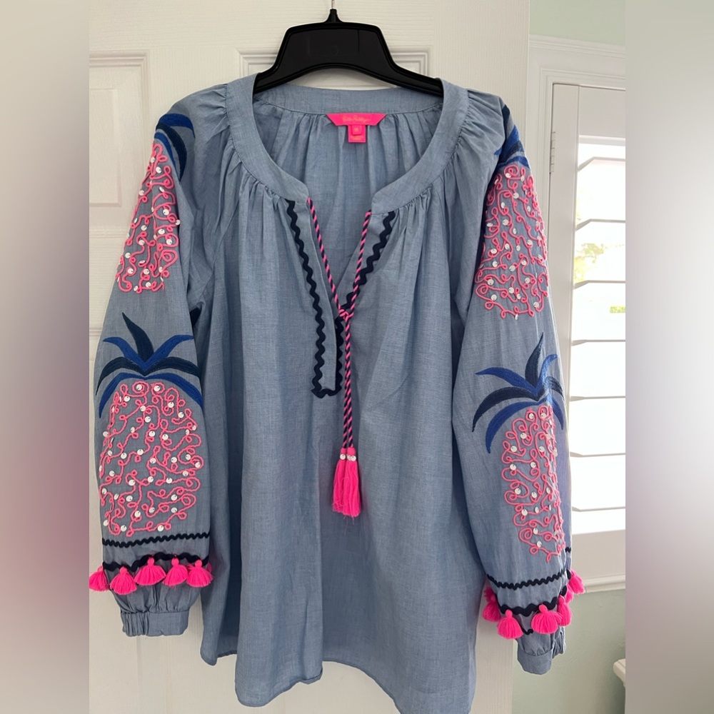 Lilly Pulitzer Haddie tunic, top size medium